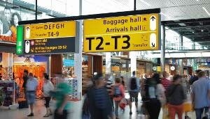 View of an airport terminal